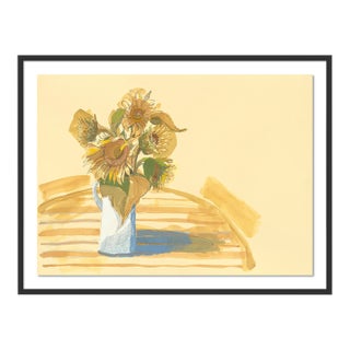 Coffee's Brewing by Katherine Corden Bellisario, Art Print in Black Frame, Large For Sale