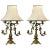 Antique French Bronze Lamps - a Pair For Sale