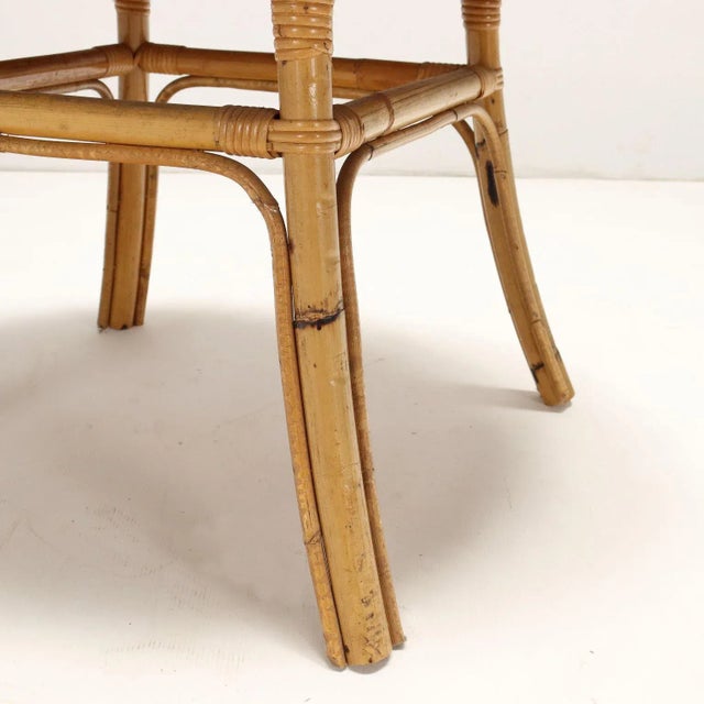 Vintage Coffee Table in Bamboo, Italy, 1960s For Sale - Image 5 of 8