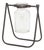 Hanging Glass Jar Vase with Metal Stand (Set of 2) For Sale