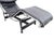 Black Leather LC4 Chaise Longue Le Corbusier for Cassina For Sale - Image 10 of 13
