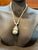 Gemstone 14 Mm Black Round Tahitian Pearl & 2 Ct Diamond 14 Kt Gold Pendant /Necklace For Sale - Image 7 of 8