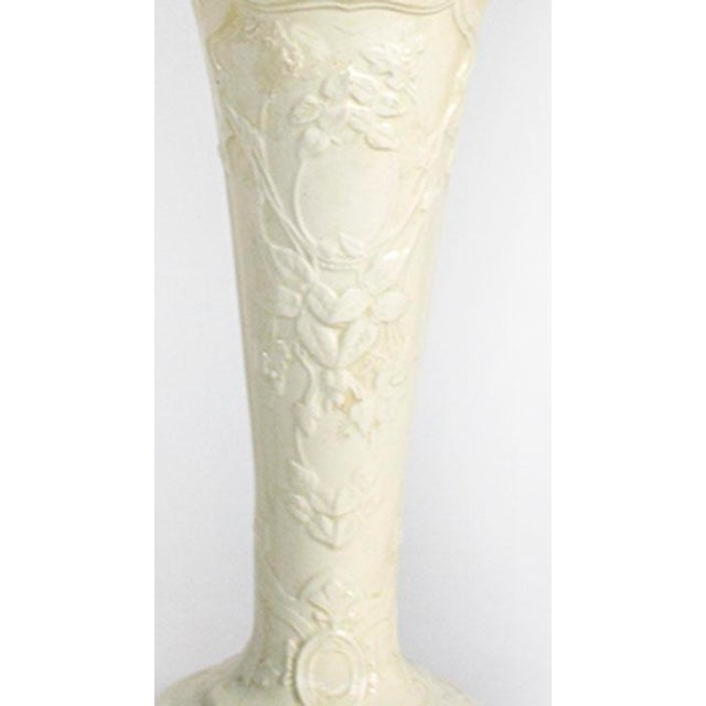 1940s Vintage White Porcelain and Brass Lenox Lamp Chairish