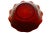 Traditional Red Ruby Glass Wave Rim Bowl For Sale - Image 3 of 4