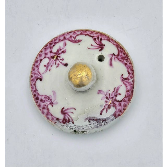 Famille Rose Chinese Pink Porcelain Creamer, Circa 1780 For Sale - Image 10 of 11