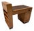 Art Deco Modernist Desk with Asymmetric Open Bookcase, 1920s For Sale