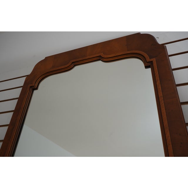 1970s Henredon Walnut Frame Dresser Mirror For Sale - Image 5 of 9