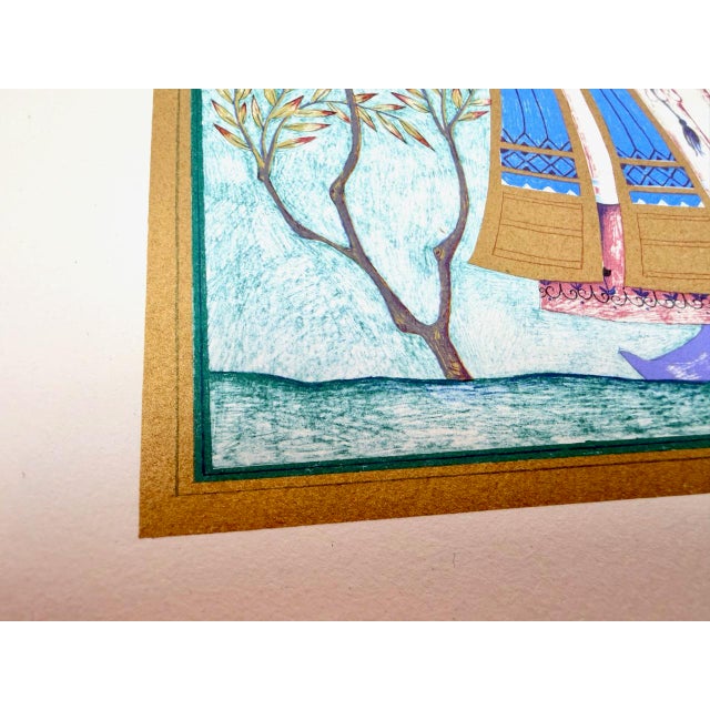Anne-Kristin Schaller, Depictions of One Thousand and One Nights, 1980s, Lithograph, Set of 4 For Sale - Image 13 of 18