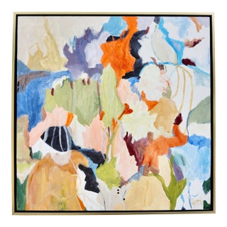 "You Had to Be There" Abstract Painting by Laurie MacMillan, Framed For Sale