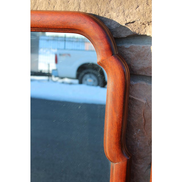 Henkel Harris Henkel-Harris Mahogany Queen Anne Mirrors—A Pair For Sale - Image 4 of 17
