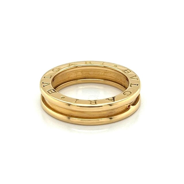 Mid 20th Century Mid 20th Century Bvlgari B.Zero1 One Band Ring 18K Yellow Gold Size 51 US 5.5 For Sale - Image 5 of 6