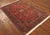 Red Middle Eastern Rug in Wool For Sale - Image 8 of 11