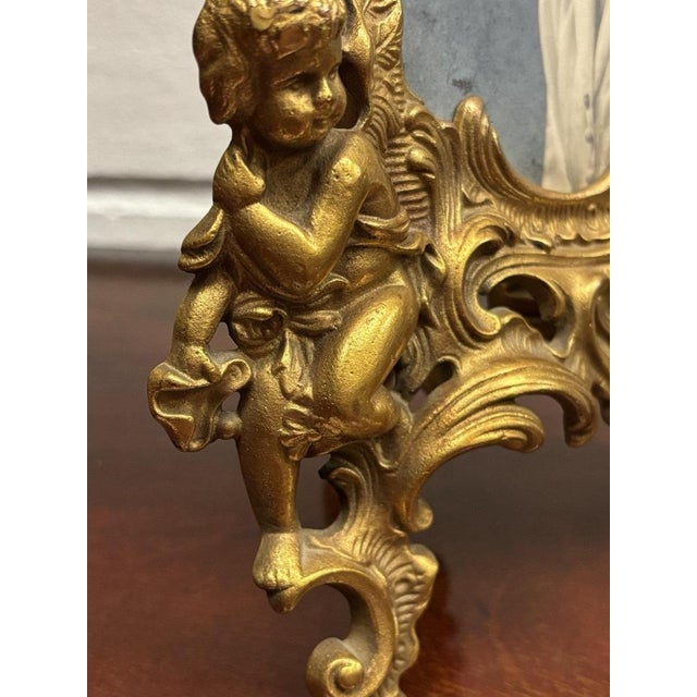Art Noveau Gilt Bronze Photo Frame For Sale - Image 5 of 10