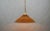 Beige Mid-Century Modern Pendant Light in Rattan and Brass, Italy, 1950s For Sale - Image 8 of 12
