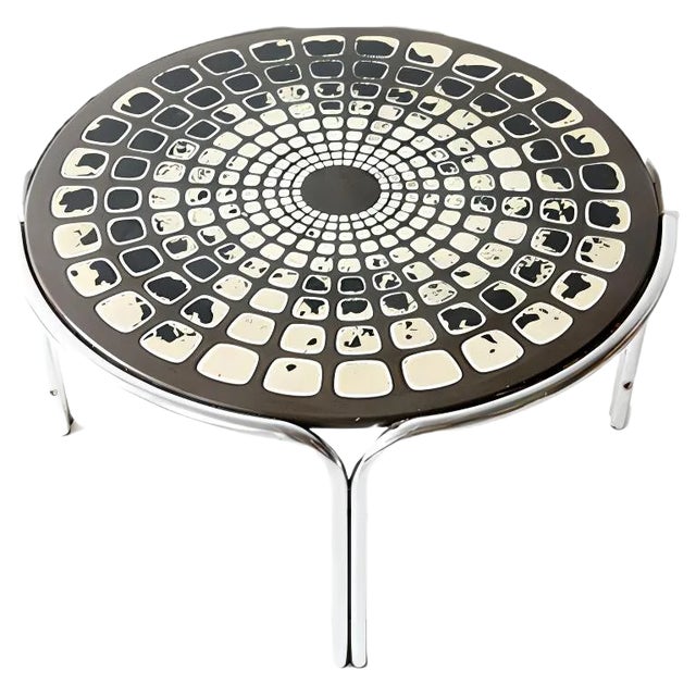 Chrome Coffee Table, 1970s For Sale