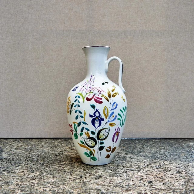 Large Faience Vase by Stig Lindberg for Gustavsberg, 1952 For Sale - Image 3 of 5