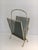 Neoclassical 1940s Faux bamboo and bronze magazine rack by Maison Baguès For Sale - Image 3 of 12