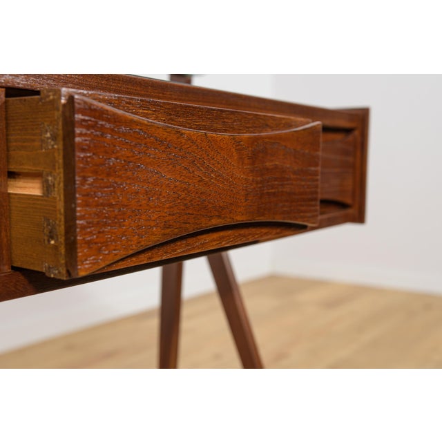 Mid-Century Modern Teak Dressing Table with Mirror by Arne Vodder for Ølholm Møbelfabrik, Denmark, 1960s For Sale - Image 11 of 13