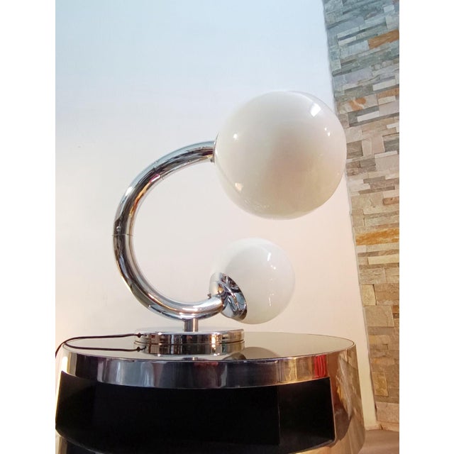 1970s Vintage Glass Persepolis Lamp from Fase, 1973 For Sale - Image 5 of 14