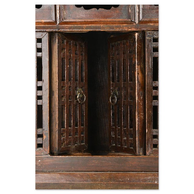 Small Traditional Piece of Furniture in Carved Wood For Sale - Image 3 of 6