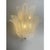 Venetian Transparent Graniglia Leaves Murano Glass Wall Sconce by Simoeng For Sale - Image 4 of 8