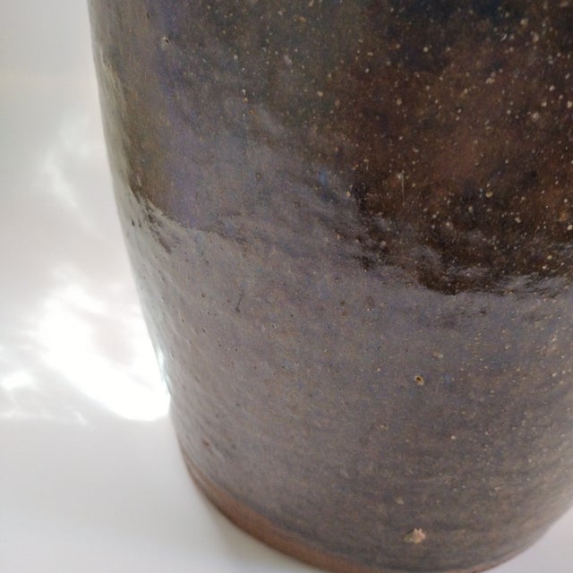 Green Antique 2 Gal Catawba Valley Storage Jar For Sale - Image 8 of 13