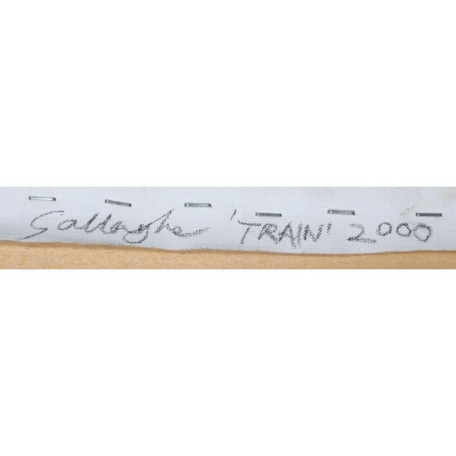 Abstract Chris Gallagher, Train, 2000 Oil Painting For Sale - Image 3 of 4