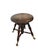 Antique Victorian Style Adjustable Piano Stool With Glass Ball-and-Claw Feet For Sale - Image 13 of 16