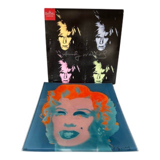 Andy Warhol Marilyn Monroe Rosenthal Studio Line Celebrity Series Plate Blue For Sale