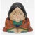 Meiji Era Otafuku Girl Figurine on Wood Stand For Sale In Dallas - Image 6 of 13