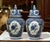 Pair of Mid-Century Dutch Delft Blue and White Faience Ginger Jars For Sale In Dallas - Image 6 of 10