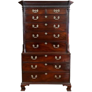 George III Mahogany Chest on Chest