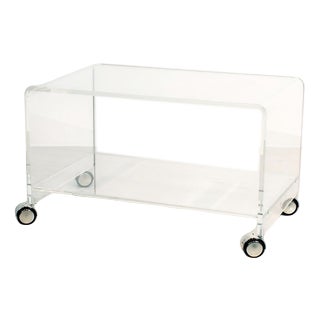 Trolley in Acrylic Glass For Sale