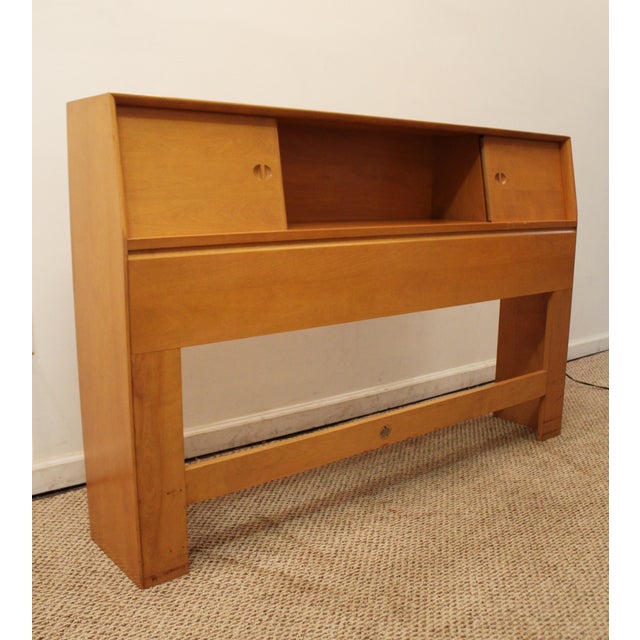 HeywoodWakefield MidCentury Bookcase Full Headboard Chairish