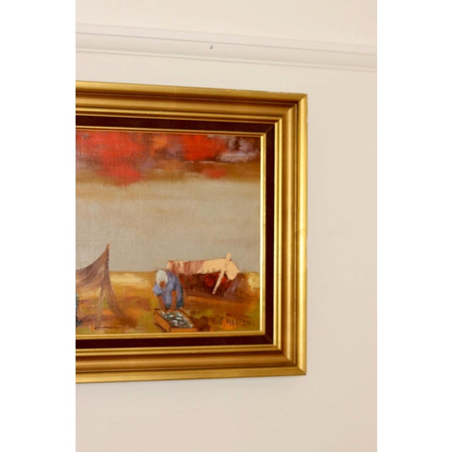 Kai Morten Glud, Sea View, 1950s, Oil, Framed For Sale - Image 8 of 10