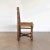 1940s French Carved Wood and Woven Chair For Sale - Image 4 of 12