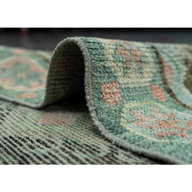 Textile Turkish Oushak Rug 2'10" x 10'5" #20053 For Sale - Image 7 of 8