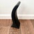 Mid Century Modern Japan Black Ceramic Ikebana Sculptural Vase Toyo Style MCM For Sale In Palm Springs - Image 6 of 7
