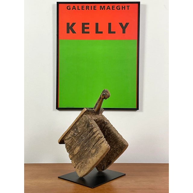 Vintage Ellsworth Kelly French Exhibition Print, Framed. Vintage Galerie Maeght exhibition print from 1964. Housed in a...