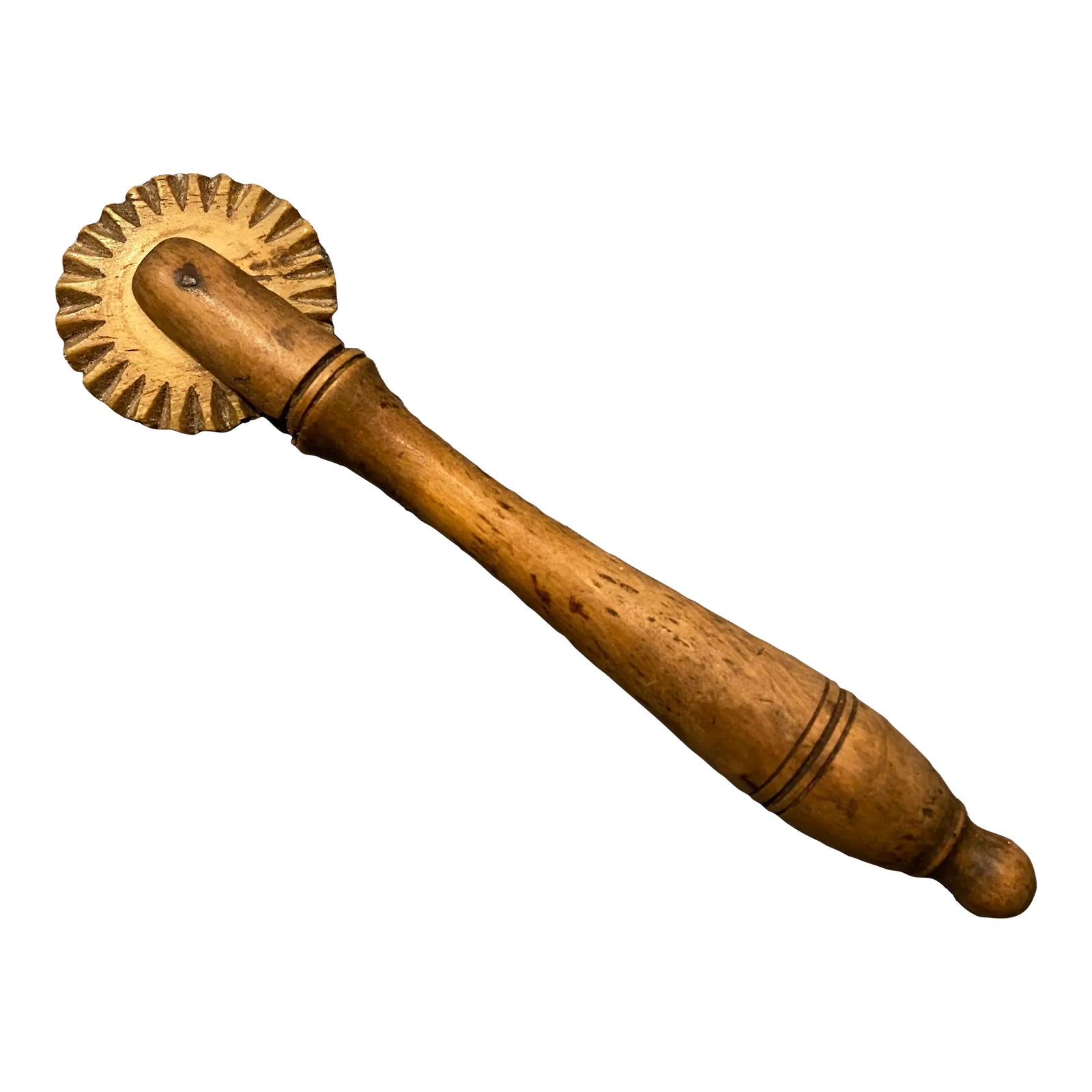 Antique Pie Pastry Crimper Carved Beechwood and Bone, Circa 1880 Chairish