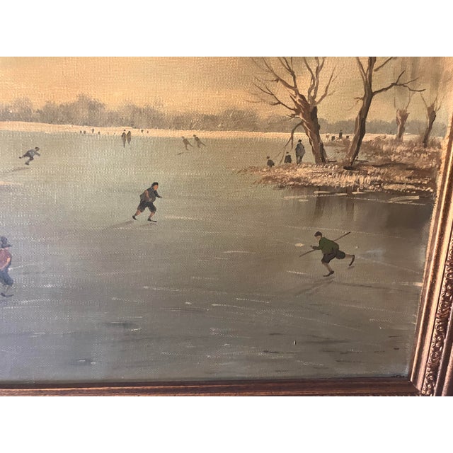 Antique European Painting For Sale - Image 6 of 18