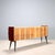 Vintage Italian Sideboard in Exotic Wood, 1950s For Sale - Image 9 of 10