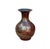 Chinese Brown Lacquer Golden Scenery Decorative Wood Vase Art For Sale In San Francisco - Image 6 of 16