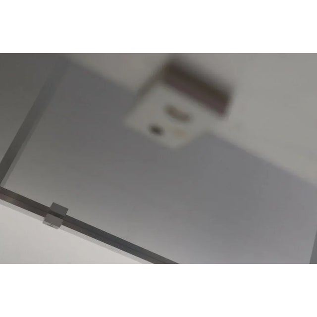 Stainless Steel Smoke Glass Coffee Table, 1970s For Sale - Image 5 of 8