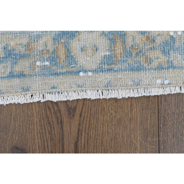 1970s 1970s Vintage Persian Handmade Wool Cotton Beige Area Rug For Sale - Image 5 of 11