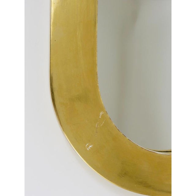 Mid-Century Minimalist Gold-Plated Wall Mirror by Carl Aubock, Vienna, Austria, 1960 For Sale - Image 14 of 15