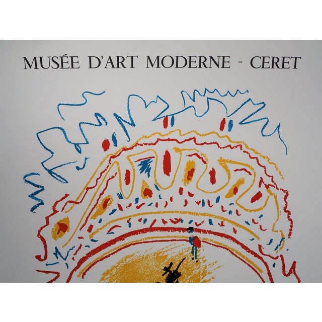 After Pablo Picasso, Bullfighting, Lithographic Poster For Sale - Image 7 of 10