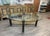 1970 Steel Faux Bamboo and Glass Gilt Coffee Table For Sale - Image 4 of 5