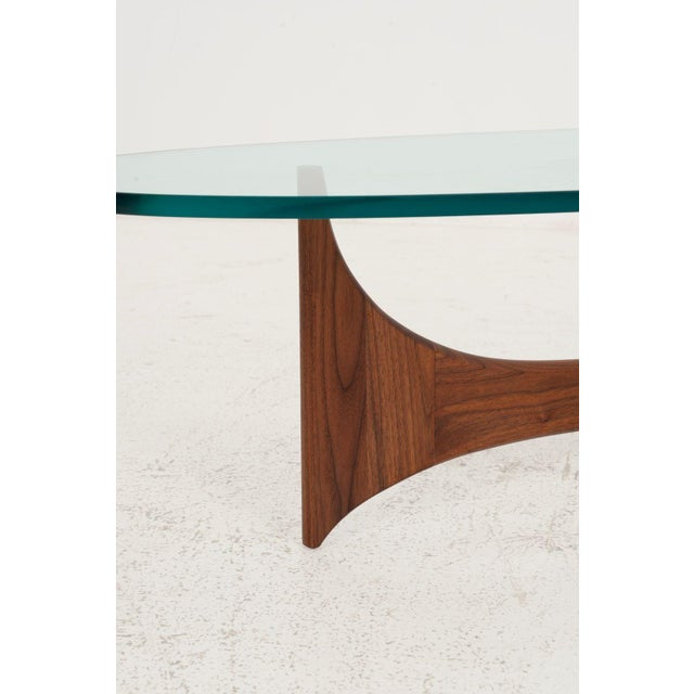 Adrian Pearsall for Craft Associates Oiled Walnut Coffee Table 1965 For Sale - Image 10 of 12