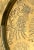 Mid 20th Century Vintage Guanyin Goddess of Mercy Solid Brass Round Tray With Engravings, Wall Hanging or Table Top For Sale - Image 5 of 7